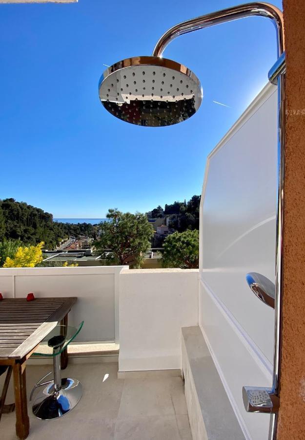 Appartement Luxe - 3 Pieces Avec Vue Mer, Piscine Et Tennis Niza Exterior foto