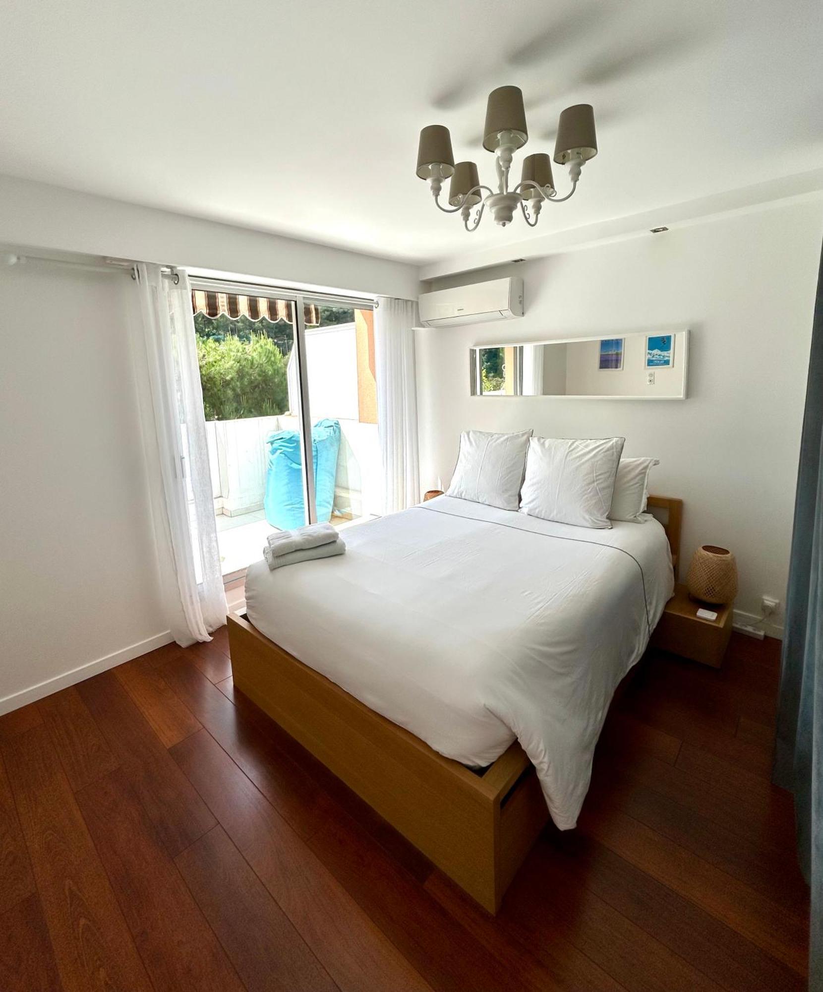 Appartement Luxe - 3 Pieces Avec Vue Mer, Piscine Et Tennis Niza Exterior foto